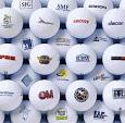 Cheap logo golf balls