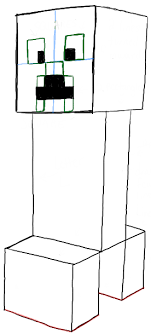 How To Draw A Minecraft Creeper In Easy Steps How To Draw Step By Step Drawing Tutorials Step By Step Drawing How To Draw Steps Minecraft Drawings