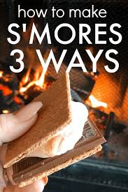 Interestingly enough, there was once a time—somewhere back in the distant '70s—when people were actually excited about cook. How To Make Smores 3 Ways Recipe Smore Recipes Campfire Smores Campfire Desserts