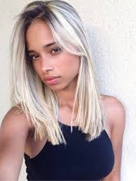 صبغات شعر تفتح البشره السمراء Recherche Google Platinum Blonde Hair Hair Trends Balayage Hair Morenas