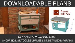 diy kitchen island cart diy projects