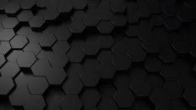Black wallpapers for 4k, 1080p hd and 720p hd resolutions and are best suited for desktops, android phones, tablets, ps4 wallpapers. Hexagon Dark Background Black Honeycomb Abstract Metal Grid Pattern Technology Wallpaper 3d Rendering Stock Video Video Of Abstract Design 169044791