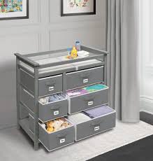 Badger Basket Modern Baby Changing Table With Six Baskets Gray White Want To Know More Click On Baby Changing Table Changing Table Modern Changing Tables