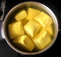 Cumi yang diberi isian tahu dan telur membuat rasa cumi ini menjadi lebih lezat. Tahu Goreng Simple Fried Firm Tofu Vegan Cook Me Indonesian