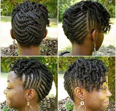 La coupe afro (court, long, avec des petites nattes devant). Flat Twist Natural Hair Twists Hair Twist Styles Natural Hair Styles