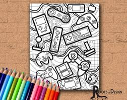 First, you should know how to make a facebook gaming page. Gamer Coloring Pages Etsy