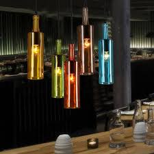Stained glass is usually one of the features that defines old buildings but it's actually more versatile than that. Luxury Modern Art Deco Stained Glass Pendant Light Novelty Creative Restaurant Cafe Bar Hotel Dining Room Wine Bottle Light Fixture Modern Art Deco Stained Glass Pendant Light Novelty Creative Restaurant Cafe Bar Hotel