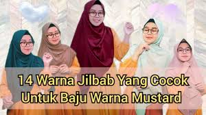 Warna jilbab ini sangat cocok jika dipadupadankan dengan warna baju apa saja. Warna Jilbab Yang Cocok Untuk Baju Warna Mustard Part 2 Puji Astuti Youtube