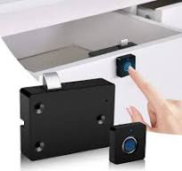 FPCL-100 Fingerprint Lock for Drawer & Cabinet Smart Lock with Emergency USB Power Input for Home, Cabinet, Drawer, Box, Locker