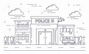 Printable drawings and coloring pages. Pin On Police Station