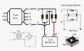 Skema cas aki pakai kiprok motor. Belajar Cara Membuat Cas Aki