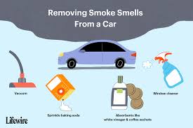 Boil a teaspoon of white vinegar in ½ pint of water to remove unpleasant cooking odors. How To Remove Smoke And Cigarette Smells From A Car