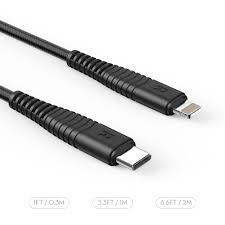 6 Plus 6 Aukey Lightning Cable 3ft With Aramid Fiber Support Cores 8 Plus Iphone Charger Compatible With Iphone Xs 7 Plus 7 8 Ipad And Other Apple Devices Xr Xs Max Cables