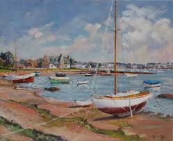 5 Exposition De Peinture Henri Le Goff Tableaux Marines Et Paysages De Bretagne Galerie De Tableaux En Ligne Henri Le Goff Artiste Peintre Peintre B Peinture De Voilier Peinture Paysage Bretagne Paysage