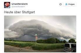 Unwetterwarnungen für stuttgart in den nächsten 24 stunden entwicklung der wetterlage gewitterrisiko regenradar Unwetter Schweres Gewitter Zieht Uber Stuttgart Stuttgart Stuttgarter Zeitung
