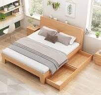 Fuente de cama doble de madera con cajones de alta calidad ...