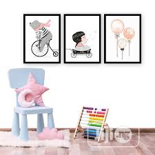 Kids' rooms can be the most fun and the most daunting to decorate. Archive 3 In 1 30 X 40 Cm Kids Room Wall Decor Canvas Art Wall Art In Magodo Home Accessories Abode Interiors Jiji Ng