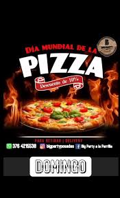 La pizza puede ser adictiva. Big Party A La Parrilla Dia Mundial De La Pizza Facebook