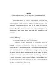 Th e introduction supplies the research question or study objective as well as background explaining why the. Chapter5 Chapter 5 Summary Of Findings Conclusion And Recommendation This Chapter Presents The Summary Of The Research Conclusions And Recommendations Course Hero