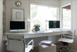 Window mounted desks are usually innovatively designed to ensure that one is in control of their space. Built In Desk Under Window Design Ideas