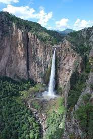 Cascada De Basaseachi Cril Chihuahua Mex Scenery Landscape Waterfall