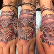 Officially licensed inuyasha merch from atsuko, the #1 anime apparel & accessories store. I Just Gave Demon Boy My Hand Artist Devin Lipp At Peacock Tattoo Inuyasha