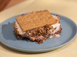 Graham Cracker And Mexican Chocolate Ice Cream Sandwich Recipe Food Network Recipes Ice Cream Sandwiches Recipe Ice Cream Sandwich