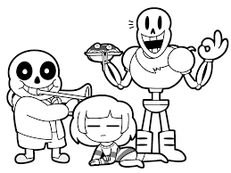 Undertale coloring pages will take children to the world of the popular computer game. Undertale Coloring Pages Best Coloring Pages For Kids