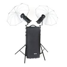 Gemini 500r Studio Location Photography Flash Kit Barndoor Lighting