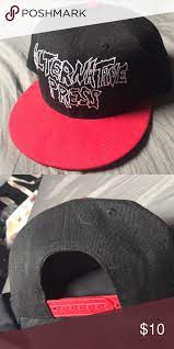 Alrernative Press Flat Bill Hat New Without Tags My Head Is Too Small For It Accessories Hats Flat Bill Hats Hats Bills