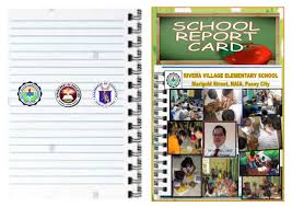Customise the report card cover. School Report Card