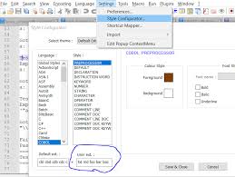 Set Default Language Syntax to COBOL