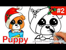 How To Draw Puppy Christmas Present Step By Step Easy Holiday Special Youtube Cute puppies cute dogs dogs and puppies doggies baby dogs christmas puppy christmas animals merry christmas christmas time.