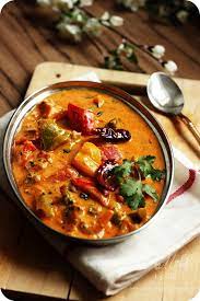 Creamy Tofu And Pepper Curry Recipe Vegan Tofu And Capsicum Curry Curry Recipes Indian Food Recipes Tofu Recipes