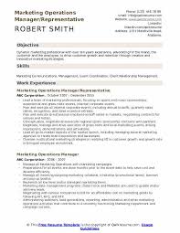 Build a coherent story with a strong sense of direction. Marketing Operations Manager Resume Samples Qwikresume