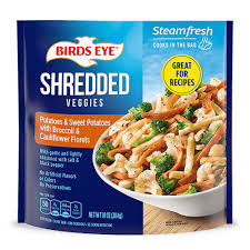 They're just such an easy and convenient way to make a wholesome family dinner. Shredded Potatoes Broccoli Cauliflower Birds Eye