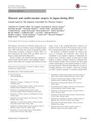 Berikut kami rangkum beberapa angka jitu dari buku tafsir mimpi 4d, 3d, 2d tentang merpati sebagai berikut. Pdf Thoracic And Cardiovascular Surgery In Japan During 2014 Annual Report By The Japanese Association For Thoracic Surgery