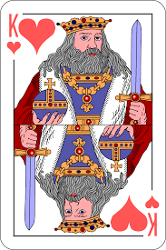 In german and swiss playing cards, the king immediately outranks the ober. King Card Game Wikipedia