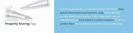 How To Care For Soldering Tips Weller Tools