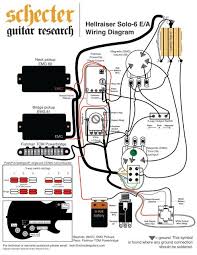 Although we will be primarily discussing switching, let us first show 2 wiring diagrams of a guitar's volume and tone controls. Hellraiser Solo 6 Wiring Diagram Schecter Guitars