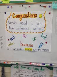 Conjunctions Anchor Chart Anchor Charts First Grade