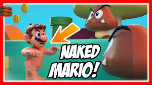 SUPER MARIO 3D BLOOPERS - NAKED MARIO !! - YouTube