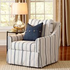 Leah Swivel Chair Upholstered Swivel Chairs Coastal Living Rooms Swivel Chair Living Room