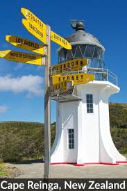 Cape Reinga Oceans Meet At The Spiritual Top Of New Zealand Famous Lighthouses North Island New Zealand New Zealand Travel