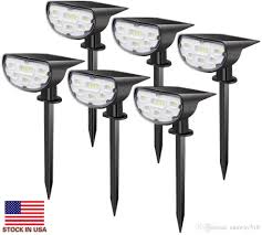 2020 14 Led Solar Landscape Spotlight Outdoor Lighting Spot Lights Solar Powered Bright White Dusk To Dawn 2 In 1 Landscaping Wall Garden From Sunway518 56 63 Dhgate Com