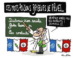 Le passe sanitaire devrait entrer en vigueur le 9 juin prochain, date de réouverture des différents établissements recevant du public. Blague Dictature Sanitaire Blagues Et Dessins