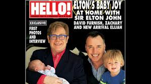 The couple divorced in 1988 and john went on to marry david furnish, with whom he has two children. Elton John Introduces New Baby Boy Elijah Joseph Daniel Abc News