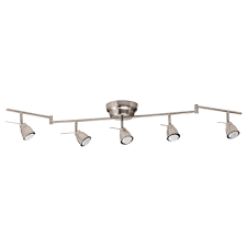 Barometer Ceiling Track 5 Spots Nickel Plated Ikea Flexible Track Lighting Ikea Kitchen Lighting Ceiling Lights