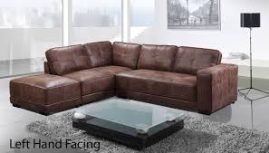 Sectional couches offer many features similar to sofas, such as sleeper sofas and a wide range of upholstery leather sectionals are popular for a clean look and are very durable. New Cheap Carlton Large Tan Leather Corner Sofa With Footstool Sofa Sale Ebay