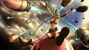 Jinx Rocket Lol 1920 1080 6m Wallpaper Hd Jinx League Of Legends League Of Legends Lol League Of Legends